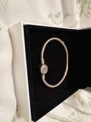 Pulsera Pandora Plata con Circonitas Azules