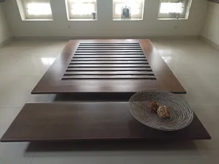 Cama matrimonial estilo japones