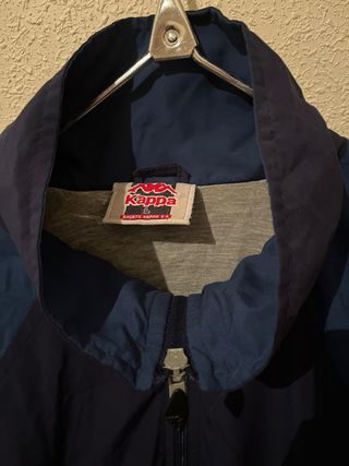 Chaqueta Kappa Unisex Azul y Naranja