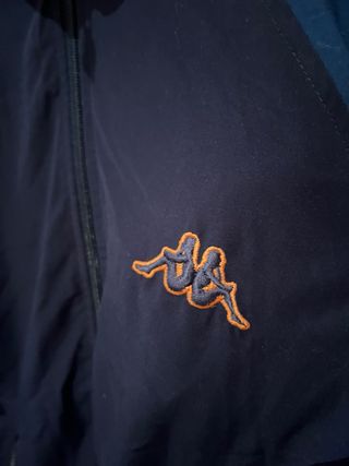Chaqueta Kappa Unisex Azul y Naranja