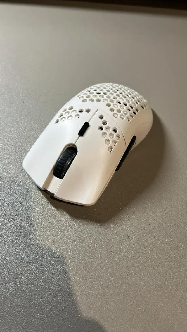 Ratón Gaming USB Blanco Inalámbrico
