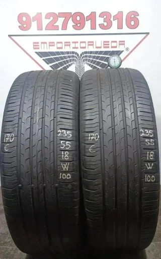 235 55 18 W CONTINENTAL RUEDA AL 90% VIDA UTIL