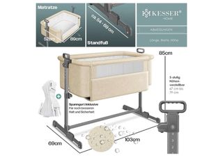 Set Almohada Ergonómica Y cuna colecho hibi 3 en 1