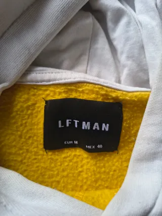 Sudadera LFTMAN amarilla y blanca