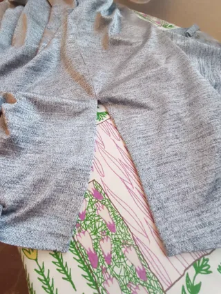 Camiseta Sfera Mujer Manga Larga Metalizada Gris
