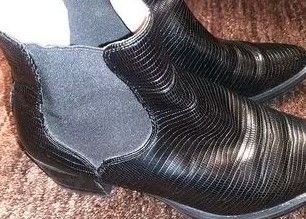 Botines Unisa Piel Negro