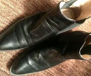 Botines Unisa Piel Negro