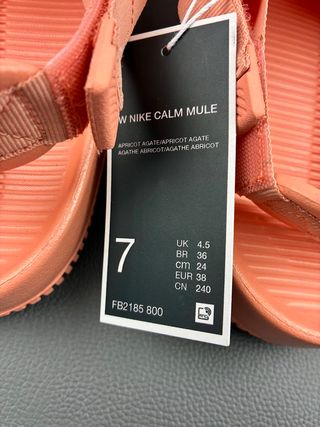 Nike Calm Mule Donna Arancione EU 38