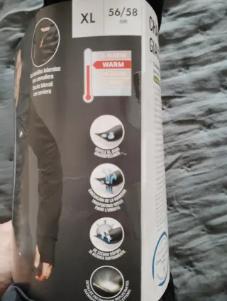 Chaqueta Híbrida Térmica Hombre Negra