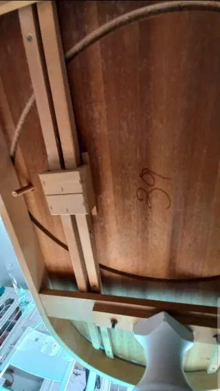 Mesa de comedor extensible blanca