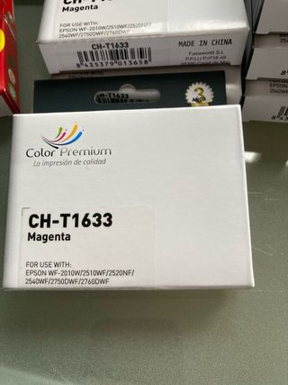 Tintas Epson 16XL RE-T1634, RE-T1632, CH-T1633