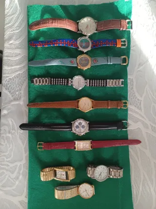 Lotto Orologi Uomo Donna 10 pezzi