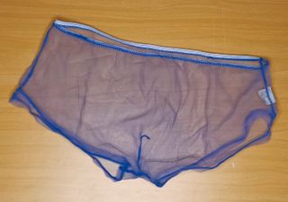Boxer azul transparente