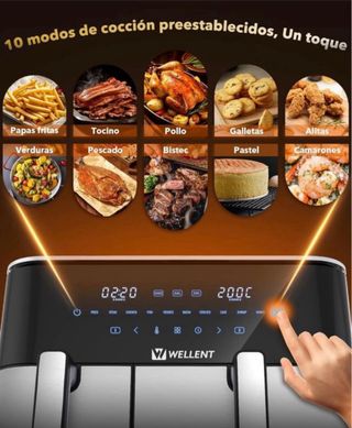 Freidora Aire Doble Cesta 2600W SIN ABRIR