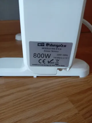 Orbegozo RRE 810 A Emisor Térmico
