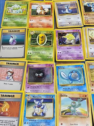55 cartas pokémon BASE SET inglés
