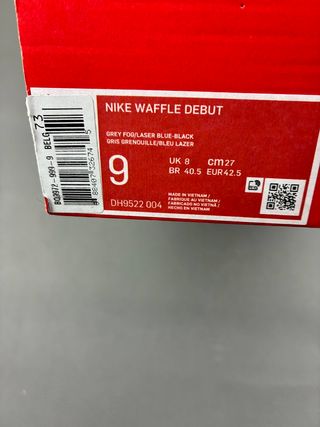 Nike Waffle Debut Grigio Blu EU 42.5