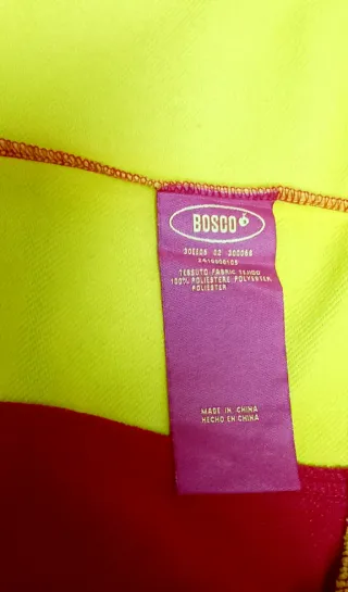 Chaqueta Bosco España Vintage 2012 Roja/Amarilla