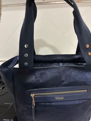 Bolso Tous azul estampado