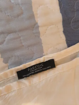 Falda larga blanca Parfois