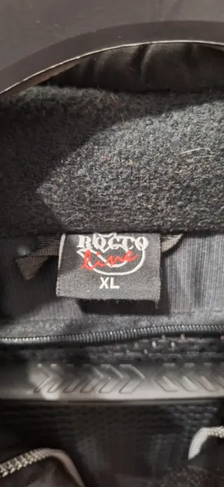 Chaqueta moto negra XL