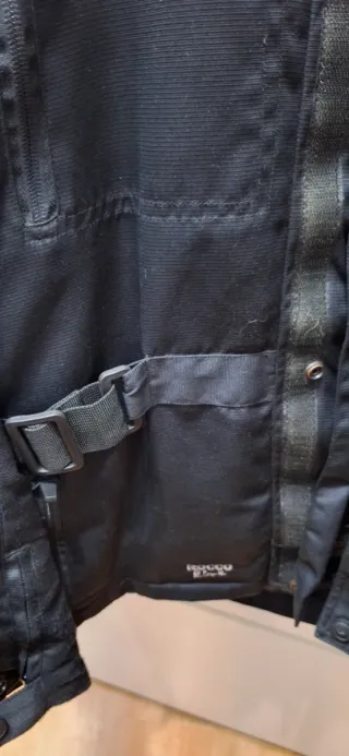 Chaqueta moto negra XL