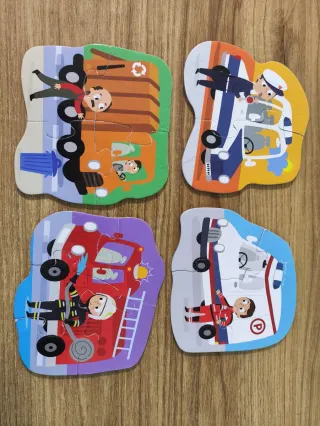 Puzzle Infantil Trefl 2+ Años Vehículos