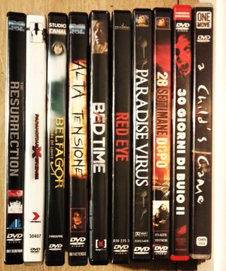 Lotto 10 DVD Horror Originali