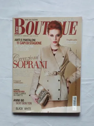 14 riviste Burda, la mia Boutique, Modellina