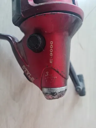 Carrete de pesca F-9000 Rojo
