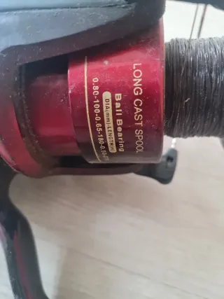 Carrete de pesca F-9000 Rojo