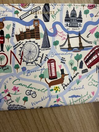 Pochette Accessorize con stampa mappa Londra
