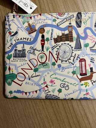 Pochette Accessorize con stampa mappa Londra