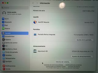 MacBook Pro 13" 4 puertos Thunderbolt 2019 Gris