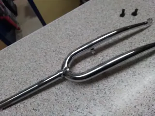 Tija clásica MTB cromada