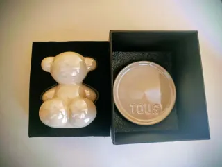 Osito Tous con bandeja beige