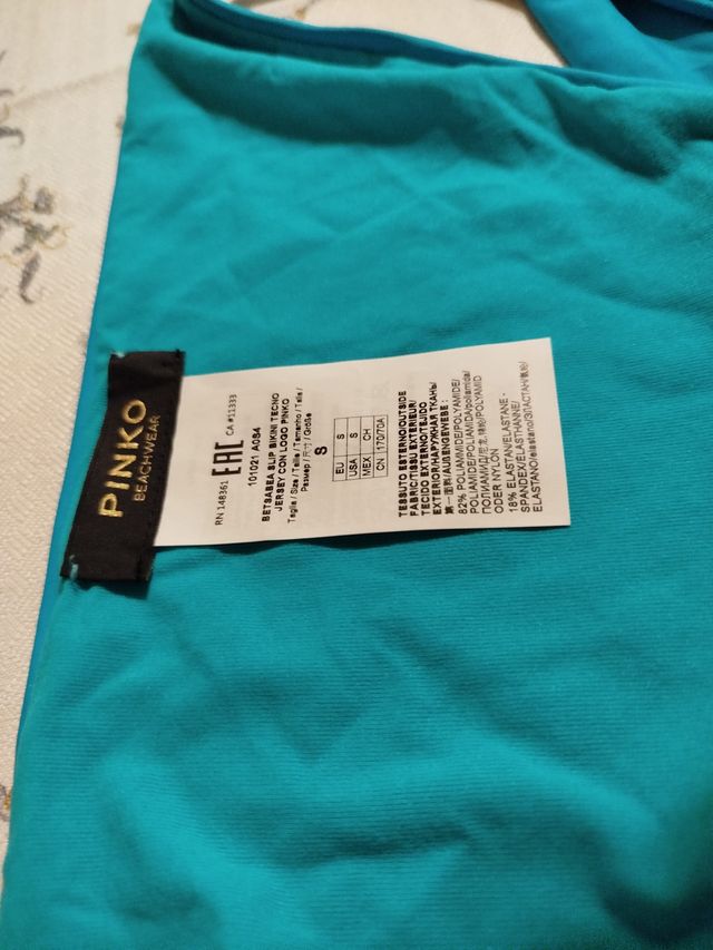 Pinko Bañador Inferior Azul Celeste