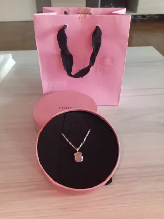 Collar Tous Oso Plata