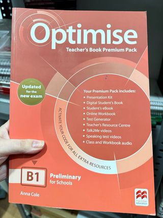 Optimise B1 Student's Book Pack