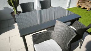 Mesa Comedor Naterial Noa 150x80 + 4 sillas