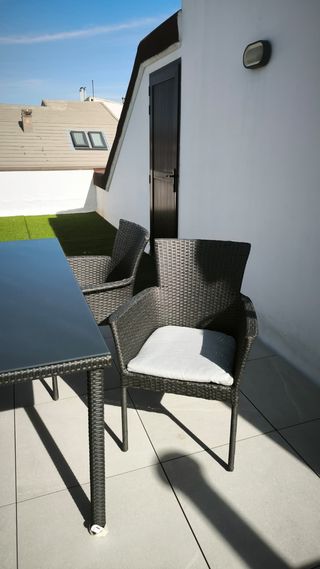 Mesa Comedor Naterial Noa 150x80 + 4 sillas