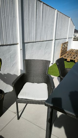 Mesa Comedor Naterial Noa 150x80 + 4 sillas