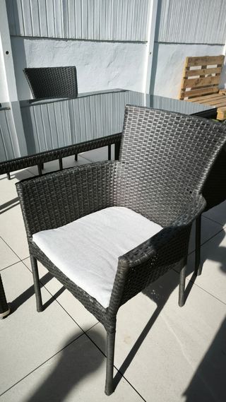 Mesa Comedor Naterial Noa 150x80 + 4 sillas