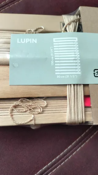 Persiana de lamas de madera