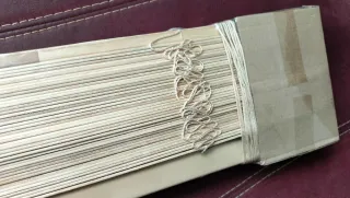 Persiana de lamas de madera