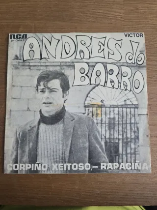 Vinilo 7 Andrés do Barro - Corpiño Xeitoso