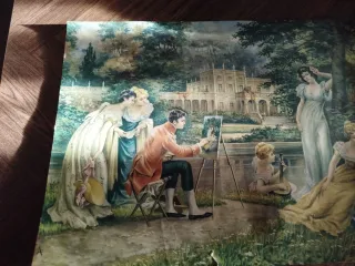 Stampa vintage su carta