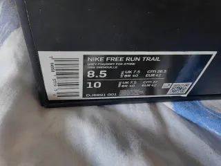 Nike Free Run Trail Gris y Amarillo