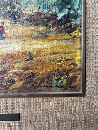 Cuadro al óleo paisaje