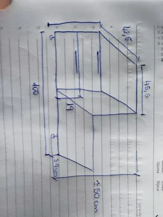 Mesilla auxiliar madera y cristal